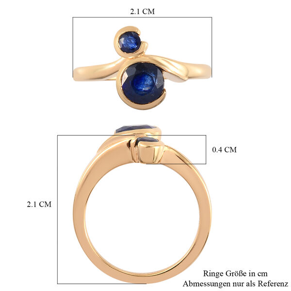 Masoala Saphir Bypass-Ring in Silber, 1,50 ct. image number 7