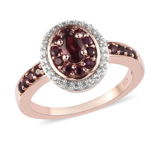 Anthill Granat und Zirkon Ring - 0,93 ct. image number 4