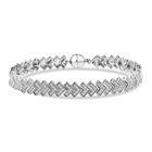 LUXURIANT DIAMANT - Lab Grown Diamant SI-GH SGL zertifiziert Armband ca. 20 cm 925 Silber rhodiniert ca. 2,50 ct.