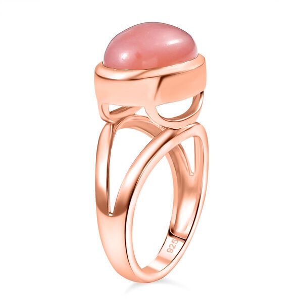 AA Vinicunca-Peruanischer Opal Ring 925 Silber 750 ros&eacute;vergoldet (Gr&ouml;&szlig;e 21.00) ca. 4,96 ct image number 4