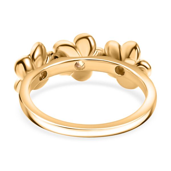 AA natürlicher goldener Tansanit Ring, ca. 0,36 ct image number 6