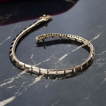 Armband in 375 Gold, 19 cm