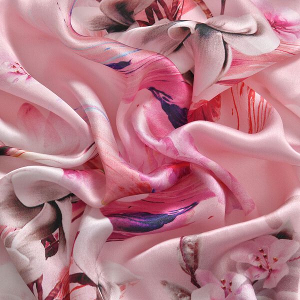LA MAREY Maulbeerseide-Schal, Pink image number 6