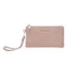 SENCILLEZ - 100% Leder Clutch, Rosa