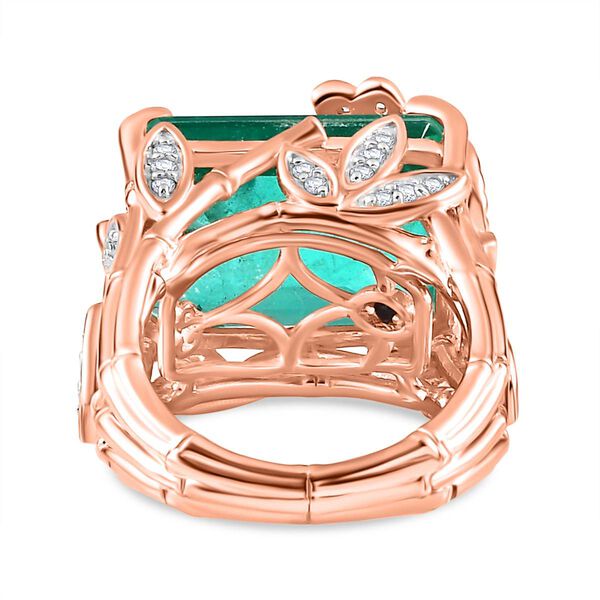 GP Italian Garden Kollektion- Smaragd Triplett Quarz, Zirkon und blauer Saphir-Ring- 18,80 ct. image number 6