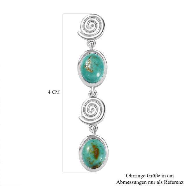 Sierra Nevada Türkis Ohrringe - 5,68 ct. image number 5