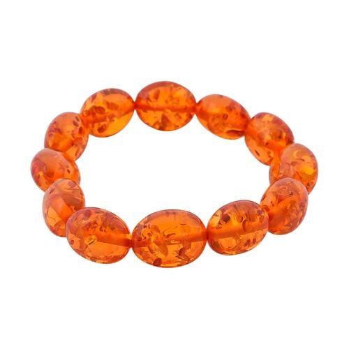 Synthetischer Bernstein Armband 19 cm ca. 75,00 ct. image number 0