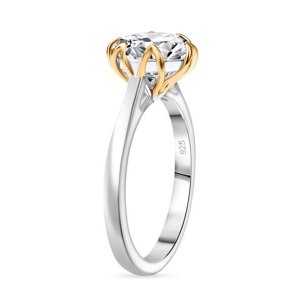 Zweifarbiger Moissanit Ring - 2,14 ct. image number 4