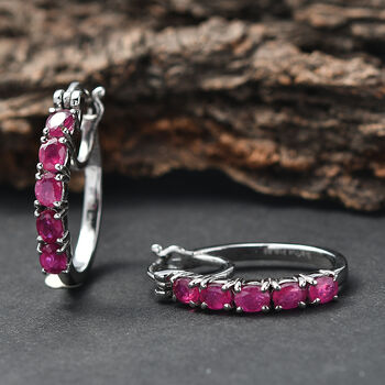 EverTrue afrikanische Rubin Ohrringe - 2,82 ct.