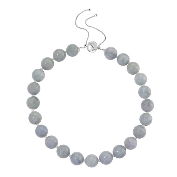 Nat&uuml;rliche wei&szlig;e flexible Jadeite Jade Halskette und Armband image number 4