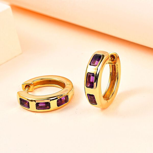 Afrikanische Amethyst-Ohrringe - 1,71 ct. image number 2