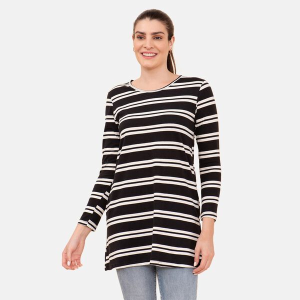 Tamsy Bluse, Größe 38, schwarz image number 2