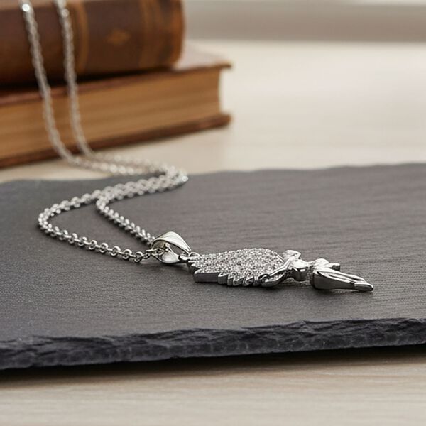 Moissanit Anh&auml;nger mit 50cm Kette - 0,24 ct. image number 2