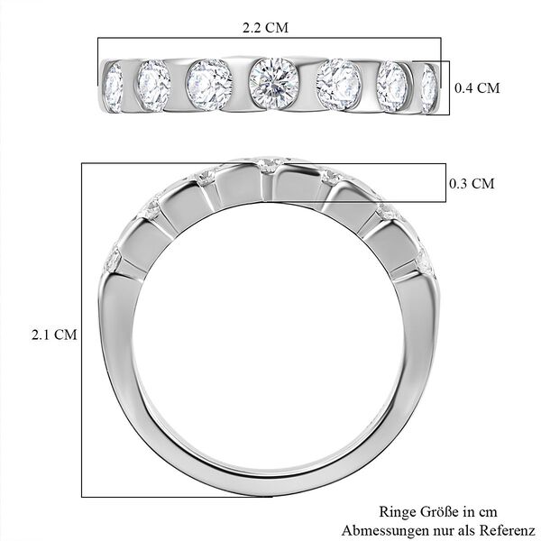 Moissanit Ring - 0,74 ct. image number 5