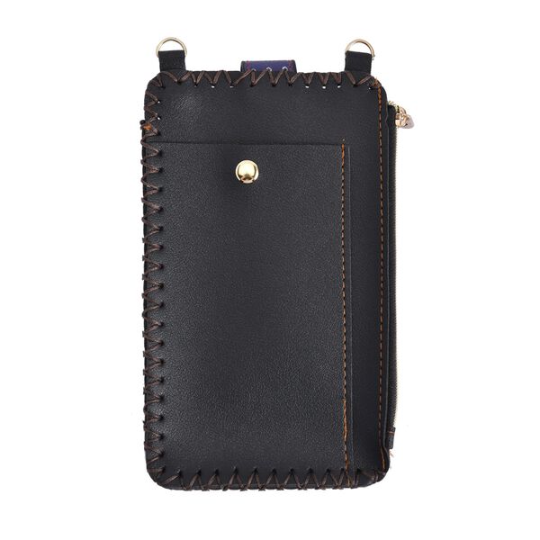 Handy Crossbody-Tasche aus Kunstleder, Frau image number 5