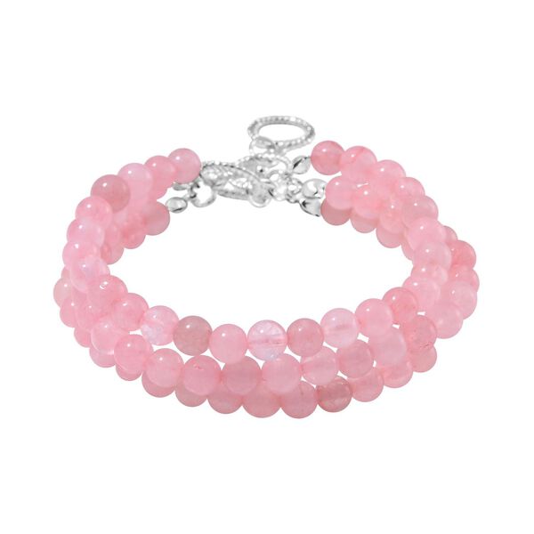 Rosenquarz Armband, 18 cm - 30 ct.