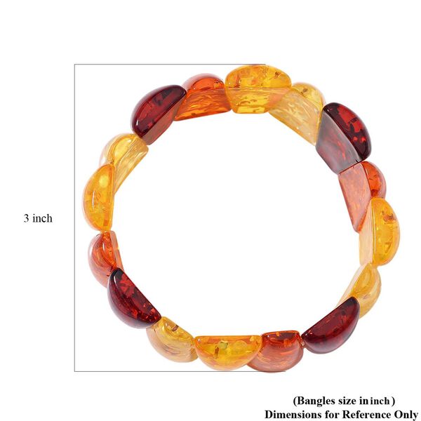 Synthetischer Bernstein Armband, flexibel image number 4