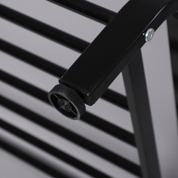 Kleiderständer, Größe: 115,5x40x145 cm, Schwarz  image number 7