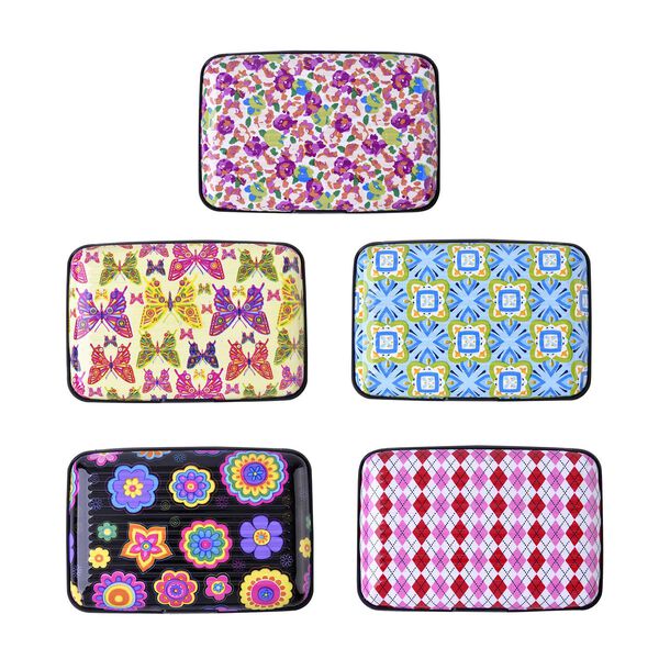 5er Set - RFID geschützte Aluminium-Kartenhüllen, einfarbig image number 7