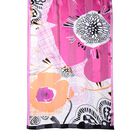 LA MAREY: Bedruckter Schal aus 100% Maulbeerseide, Blumenmuster, inkl. Geschenkbox, Pink-Orange  image number 3
