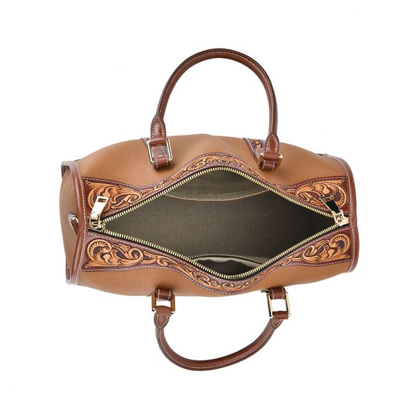 Grand Pelle  - Echtleder Umh&auml;ngetasche, 34,5x15x21 cm, hellbraun image number 10