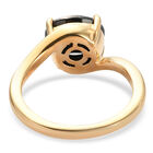 Elite Shungit Ring 925 Silber vergoldet  ca. 1,17 ct image number 5