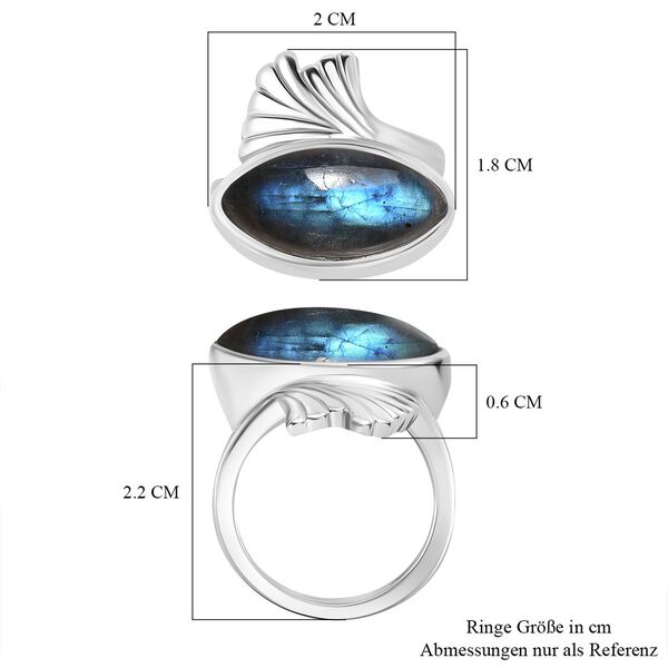 Labradorit Ring - 6,89 ct. image number 8