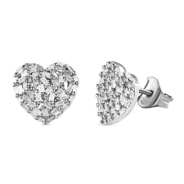 GP Heart Kollektion - Diamant und blaue Saphir-Ohrstecker- 0,54 ct. image number 4