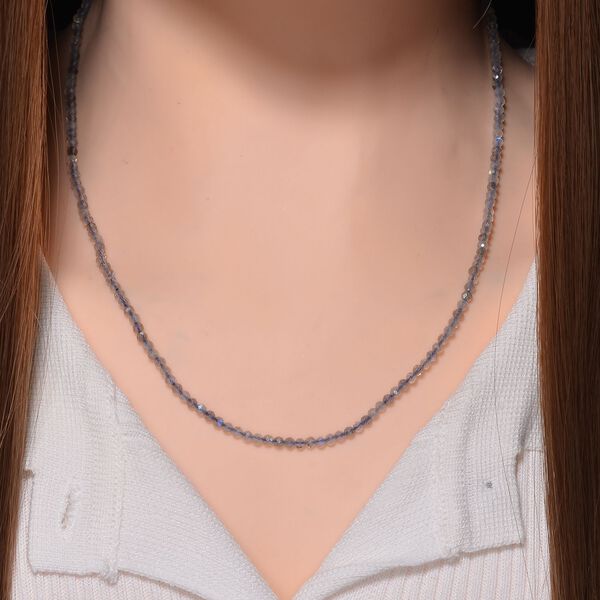 Labradorit Halskette, 50 cm - 26,50 ct. image number 2