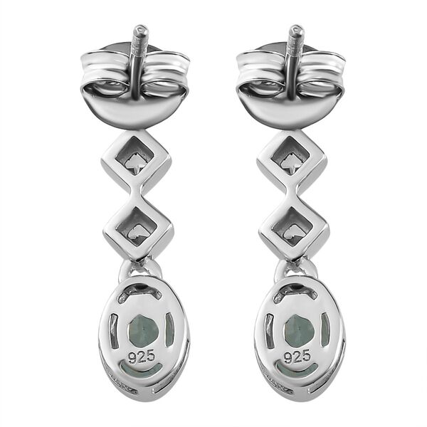 Espirito Santo Aquamarin und Zirkon Ohrringe,ca. 1.09 ct image number 5