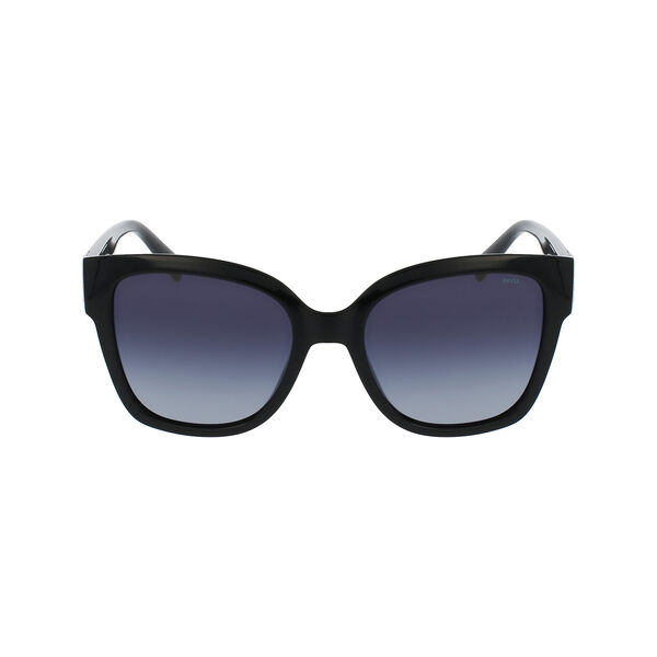 SOLE & LUCE - Swiss Eyewear, Polarized UV 400 Schutz Sonnenbrille, Schwarz,Silber
