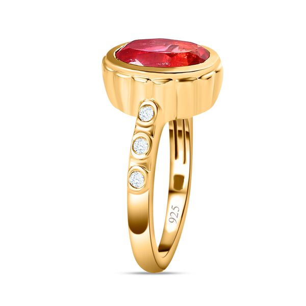 Sunset Triplett Quarz und Zirkon Ring - 2,59 ct. image number 5