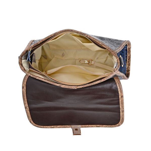 Chaos by Elsie, Echtleder Crossbody Tasche, Leopardenmuster image number 5