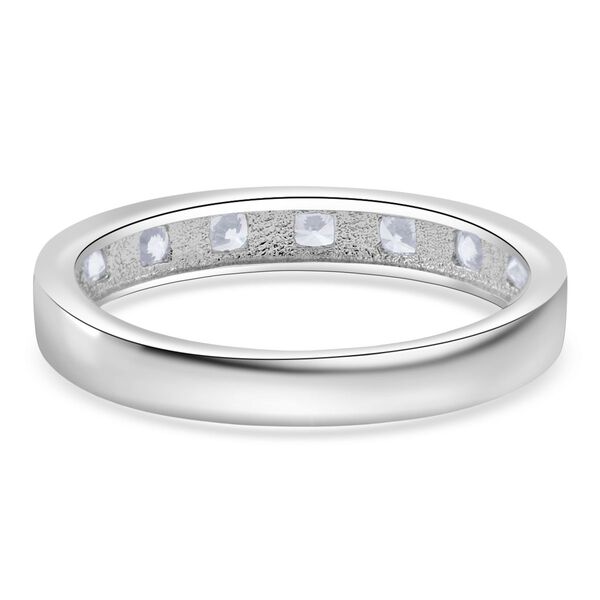 Lustro Stella Weißer Zirkonia Ring 925 Silber rhodiniert (Größe 18.00) image number 5