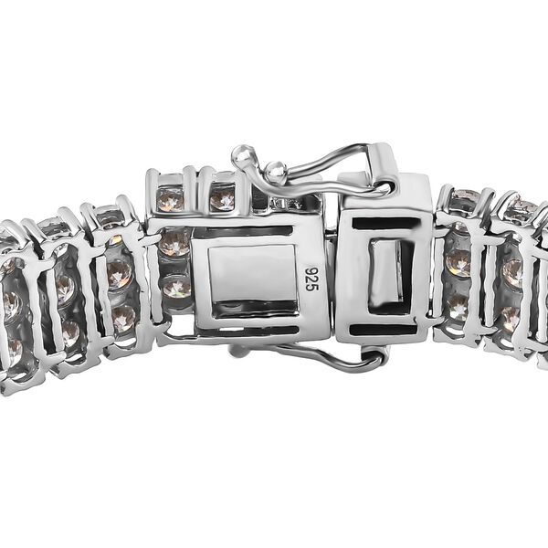 Funkelnde K&ouml;nigin - Moissanit Armband - 16,22 ct. image number 5