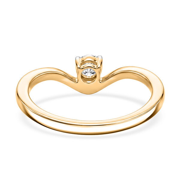 LUXURIANT DIAMOND - Lab Grown Diamant SI-GH Ring 925 Silber Rhodiniert (Gr&ouml;&szlig;e 18.00) ca. 0,25 ct image number 5