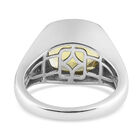 Ouro Verde-Quarz-Ring, 925 Silber platiniert  ca. 6,06 ct image number 5