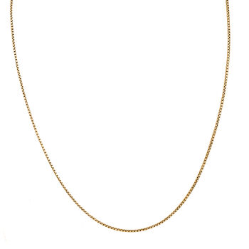 Italienische Venezianerkette, ca. 50 cm, 925 Silber vergoldet