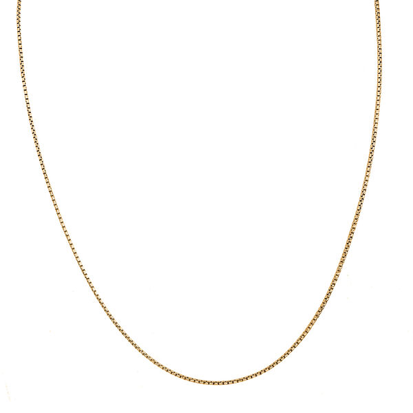 Silk italienische Venezianerkette in vergoldetem Silber