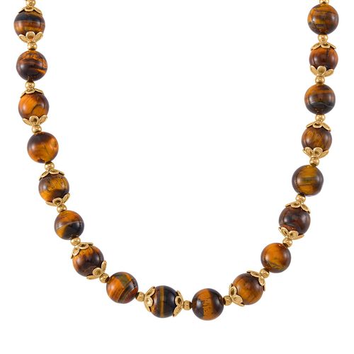 Tigerauge Halskette, 45 cm - 420 ct. image number 0