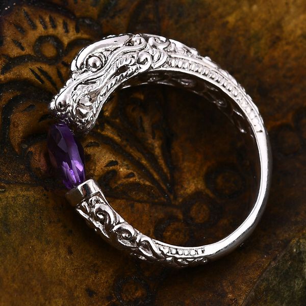 Royal Bali Kollektion - Rose De France Amethyst Ring - 1,70 ct. image number 2