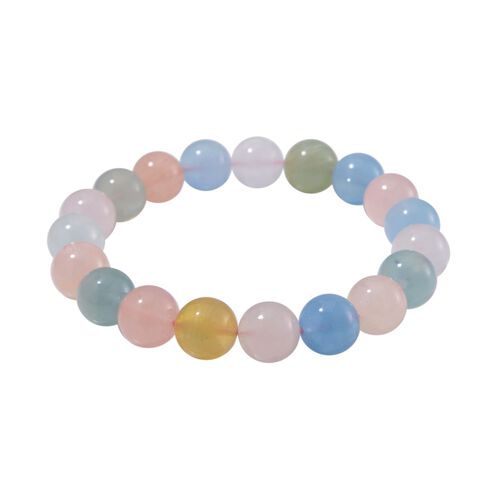Mehrfarbiges Beryll (Morganit, Aquamarin, Heliodor, Smaragd) Armband, Flexibel, ca. 180.00 ct image number 0