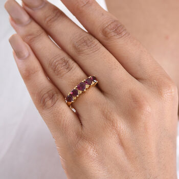 D'Joy AA nat&uuml;rlicher Rhodolith Granat Ring - 1,97 ct.