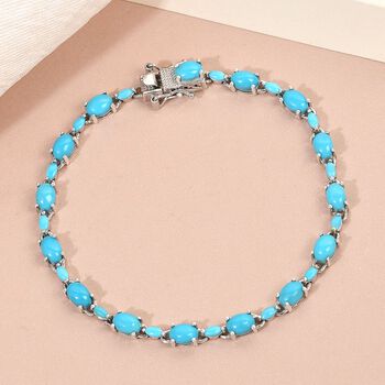 Amerikanisches, nat&uuml;rliches Sleeping Beauty T&uuml;rkis-Armband, 19 cm - 9,92 ct.