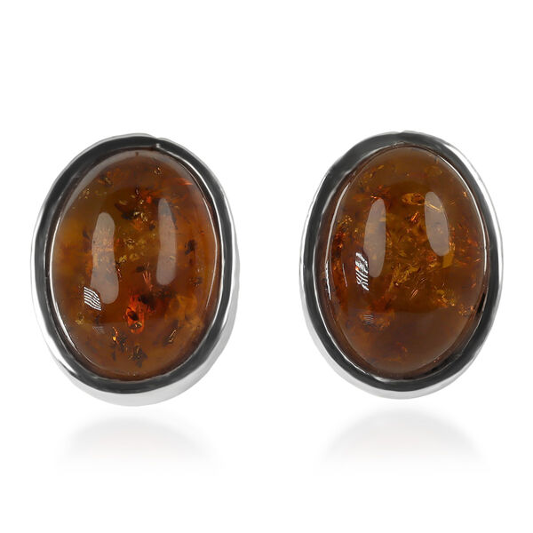 Nat&uuml;rlicher Baltischer Bernstein Ohrringe 925 Silber