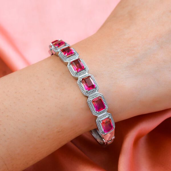 Sunset Triplett Quarz Armreif, 19 cm - 13,07 ct. image number 3