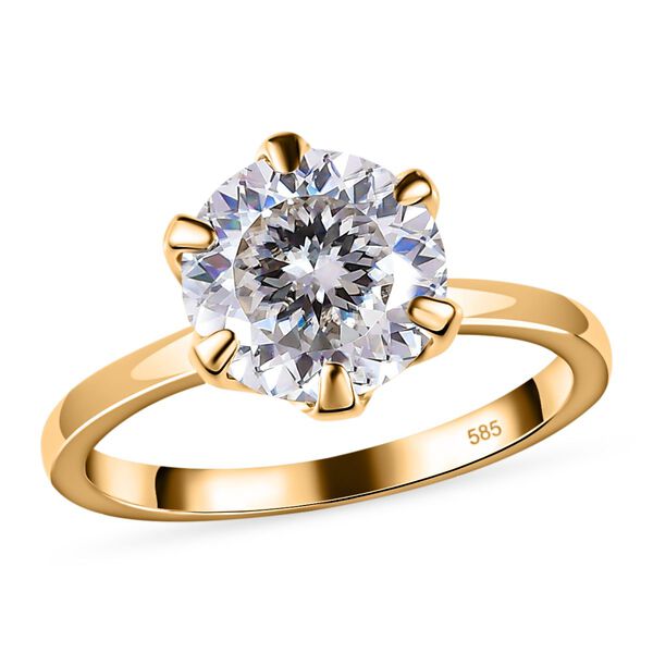 Moissanit Ring- 2,17 ct. image number 4