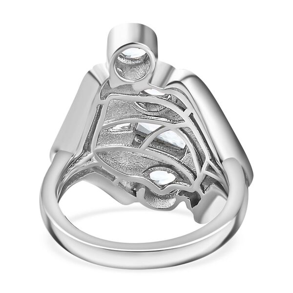 Himmelblauer Topas Ring Messing (Gr&ouml;&szlig;e 18.00) ca. 1,72 ct image number 6