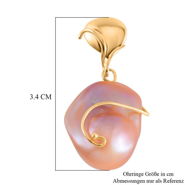 13-16 mm Multi-Barockperlen-Ohrringe image number 6