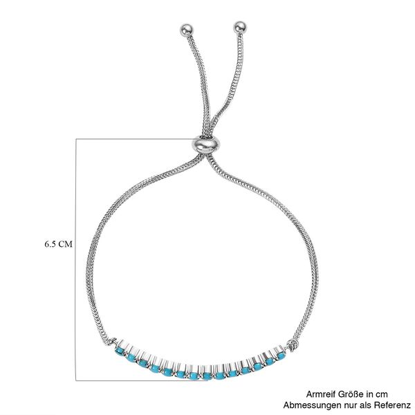 AA Sleeping Beauty T&uuml;rkis flexibles Armband - 1,86 ct. image number 5